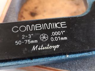 Outside Micrometer Combimike, 50-75mm, by Mitutoyo