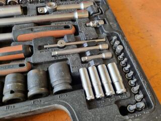 Bahco Dymamic Drive Combined Socket & Dpanner Set S87+7