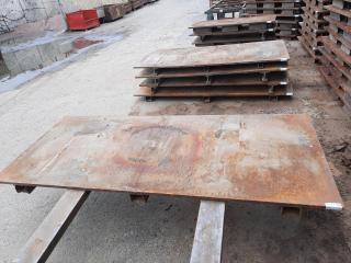 Heavy Duty Industrial Steel Plate Pallet