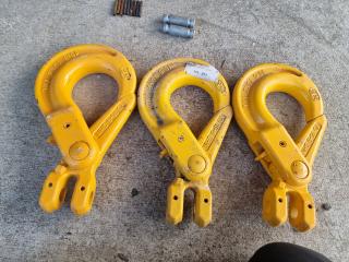 Set of 3x 16-8 Yoke Lifting Hooks
