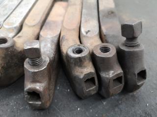 8x Vintage Lathe Turning Tools