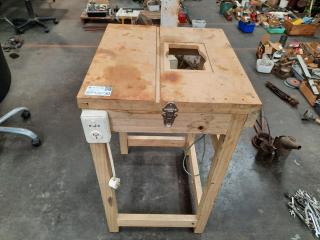 Small Custom Built Workshop Table