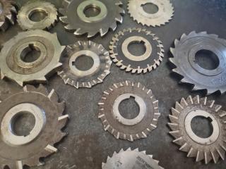 Large Lot of Milling Machine Blades 