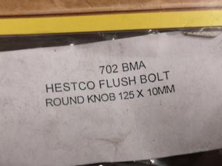 72x Assorted Necked Flush Bolts, Bulk Lot