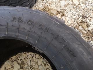 2x Alliance 320 Value Plus Agricultural Tyres, Size 15.0/55-17