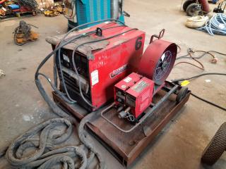 Lincoln Electric DC400 Welding Source & LN-8 Wire Feeder
