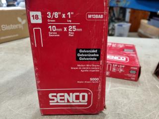 Assorted Senco 18-gauge Galvanised Staples