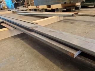 12x Assorted Flat Steel Lengths