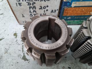 4 x Gear Hobber Cutters