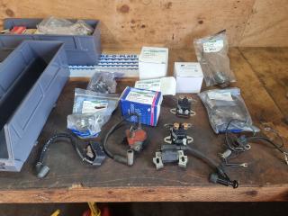 Tray of Assorted Small Engine Ignition/Starter Coils/Modules