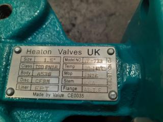 Heaton VF-733 DN40 1.5" Butterfly Valve