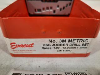 Evacut No.3M Drill Set Kit (Incomplete)
