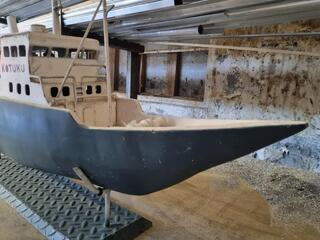 Steel Custom Built Model of Fishing Vessel Kotuku