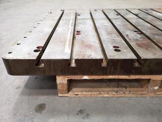 Heavy Duty Steel Plate T-Slotted Workshop Table