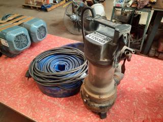Jung Pumpen Submersible Pump With Lay Flat Hose