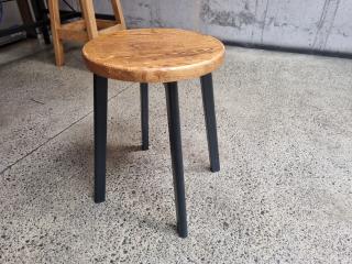 2 x Large Timber Tables and Stools