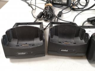 4x Motorola MC50 Mobile Handheld Computers w/ Charging Cradles