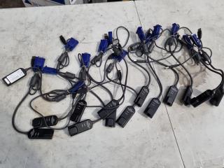 14x HP Enterprise Server Console Interface Adapters