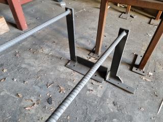 2x Heavy Duty Steel Wall Hangers