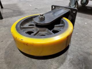 300mm Diameter Heavy Duty Trolley Wheel Assembly