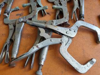 9x Locking C-Clamps