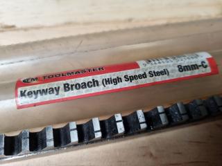 ToolMaster 8mm-C Keyway Broach M4986