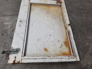Steel Workshop Exterior Door w/ Steel Frame