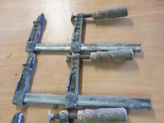 3 x Besse 10" F Clamps