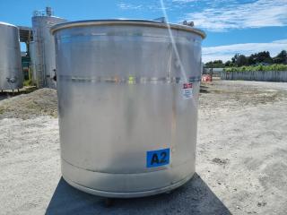 7000 Litre Stainless Tank 