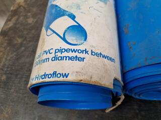 3x Rolls of PVC Pipe Sleeving