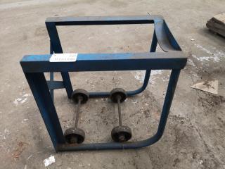 Small Steel Industrial Trolley Frame