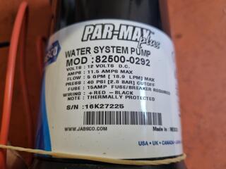 Jabsco Constant Flow Water Pressure Pump, As New