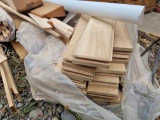 Assorted Mixed Wood Boards, Trim, & More