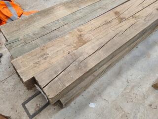 8x Treated Timber Lengths, each 3715x150x150mm