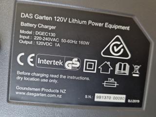 DAS Garten 120V Lithium Ion Battery Charger DGEC130