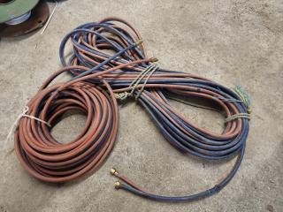 Pair of 2 Oxy/Acetylene Gas Hoses