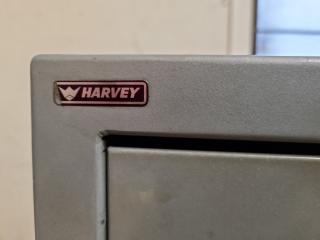 Vintage Harvey Steel 4-Drawer File Cabinet