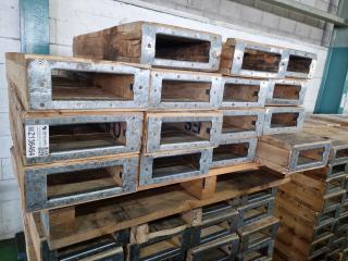 Pallet of Steel Reinforced Wooden Frames