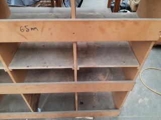 MDF Shelving Unit