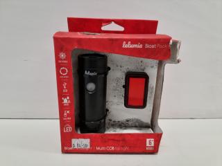 Lelumia Blast Pack Rechargeable Bicycle Light Combo