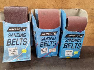 Assorted Sanding Rolls and Belts