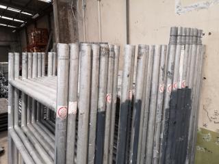 25x Aluminium Upright Scaffolding Frames, 2-metres tall, 1.3-metres wide