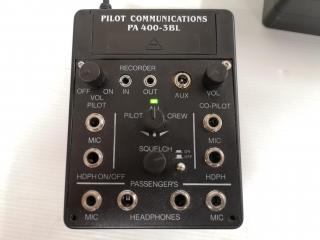 2x Pilot Communications Intercoms PA400-3BL
