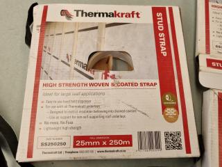 ThermalKraft Stud Strap, 5x 25mm Wide Rolls