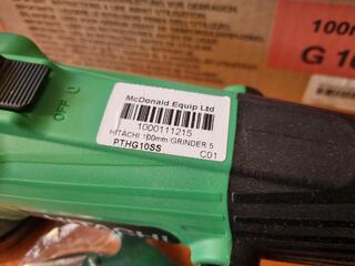 Hitachi Professional 100mm Angle Grinder G 10SS, As New!