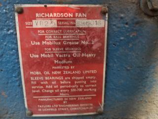 Richardson 350mm Industrial Fan Blower Assembly
