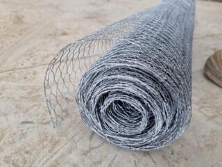 Galvanised Hex Chicken Fence Netting.