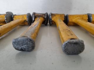 7 Solid Aluminium Softface Hammers