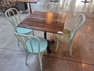 Cafe Table and 4 x Chairs