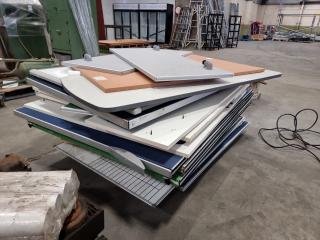 Large Assortment of Dismantled Office Furniture